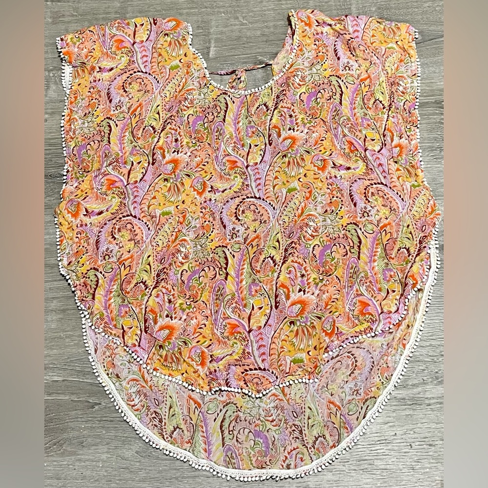Victorias Secret Paisley Swim Cover Up Size M